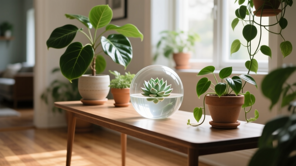 Do Water Globes Work for Flowering Indoor Plants?