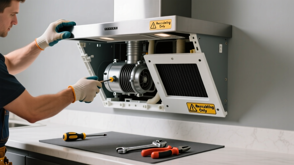 Fixing a Kitchen Hood That Only Recirculates Air