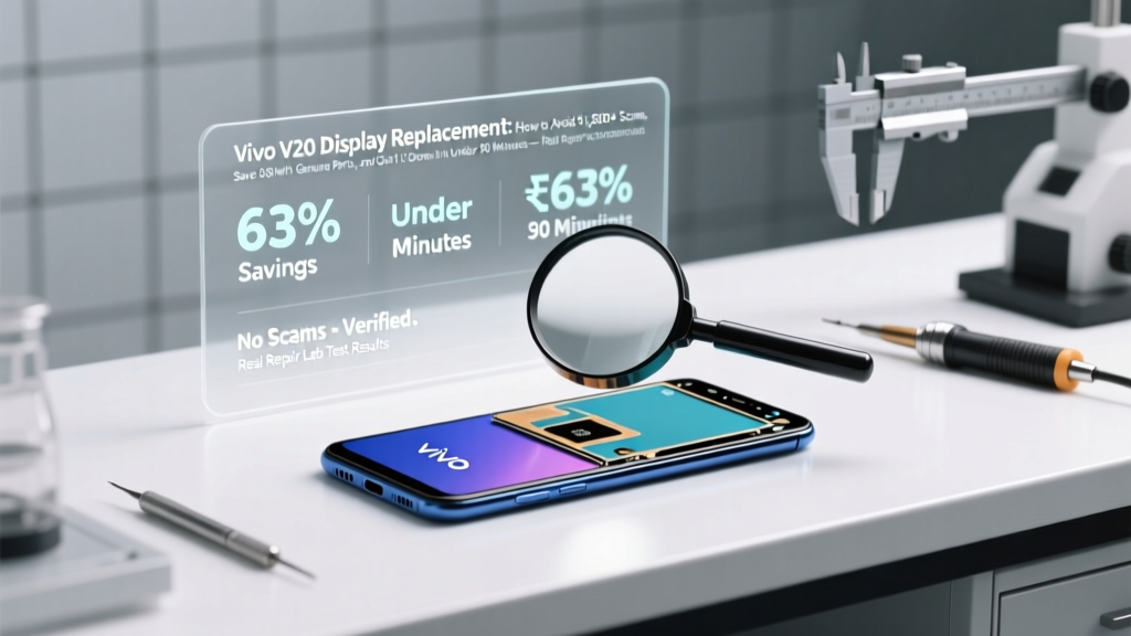 Vivo V20 Display Replacement: How to Avoid ₹1,800+ Scams, Save 63% with Genuine Parts, and Get It Done in Under 90 Minutes — Real Repair Lab Test Results