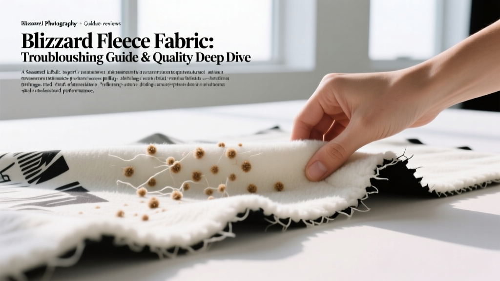 Blizzard Fleece Fabric: Troubleshooting Guide & Quality Deep Dive