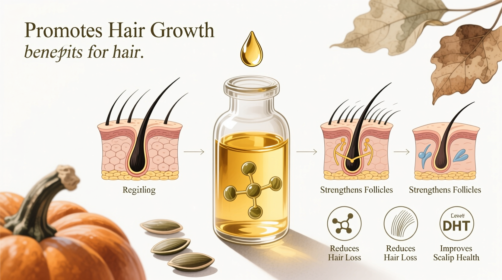 Pumpkin Seed Oil for Hair: Science-Backed Benefits & Usage