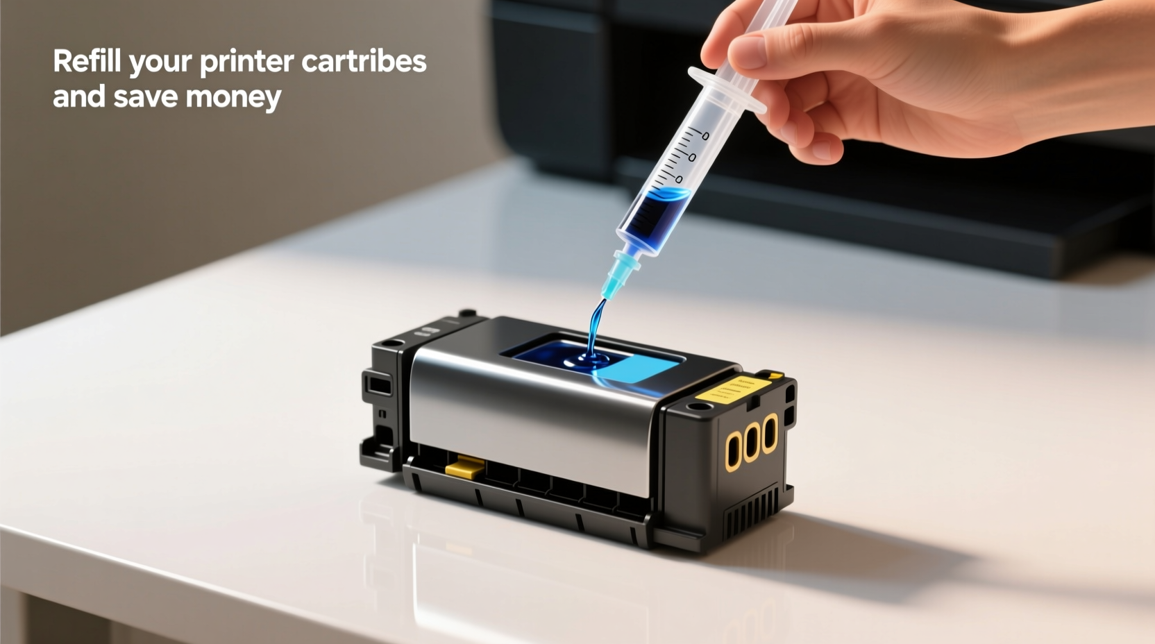 refill your printer cartridges and save money