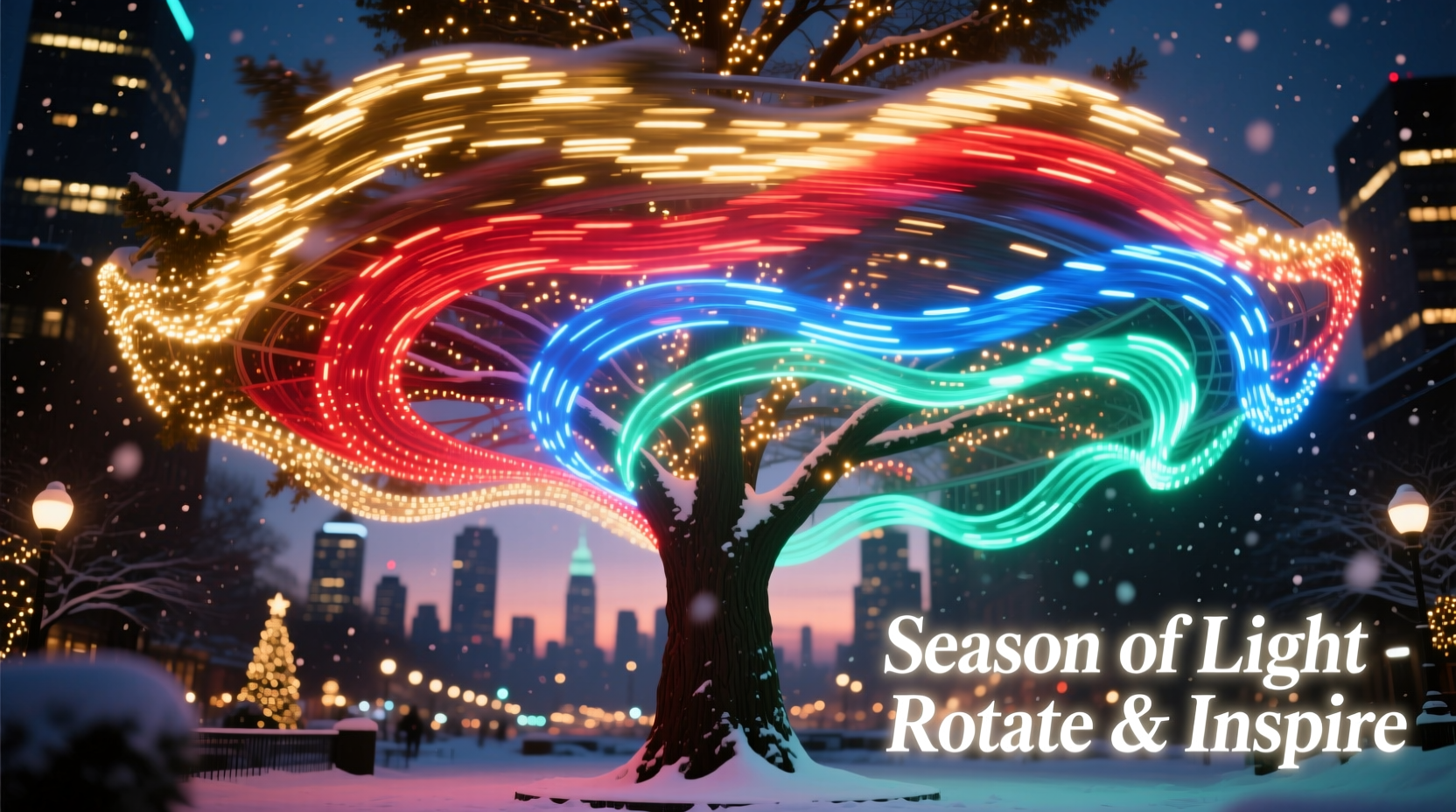 how to rotate christmas light colors for a dynamic nightly display