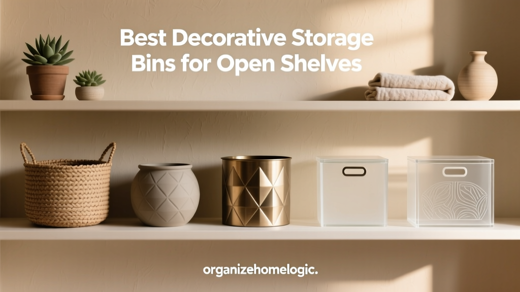 Best Decorative Storage Bins for Open Shelves