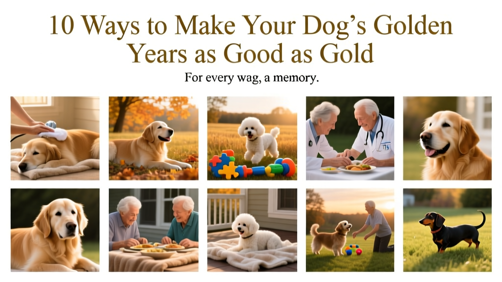 10 Ways to Make Your Dog's Golden Years as Good as Gold
