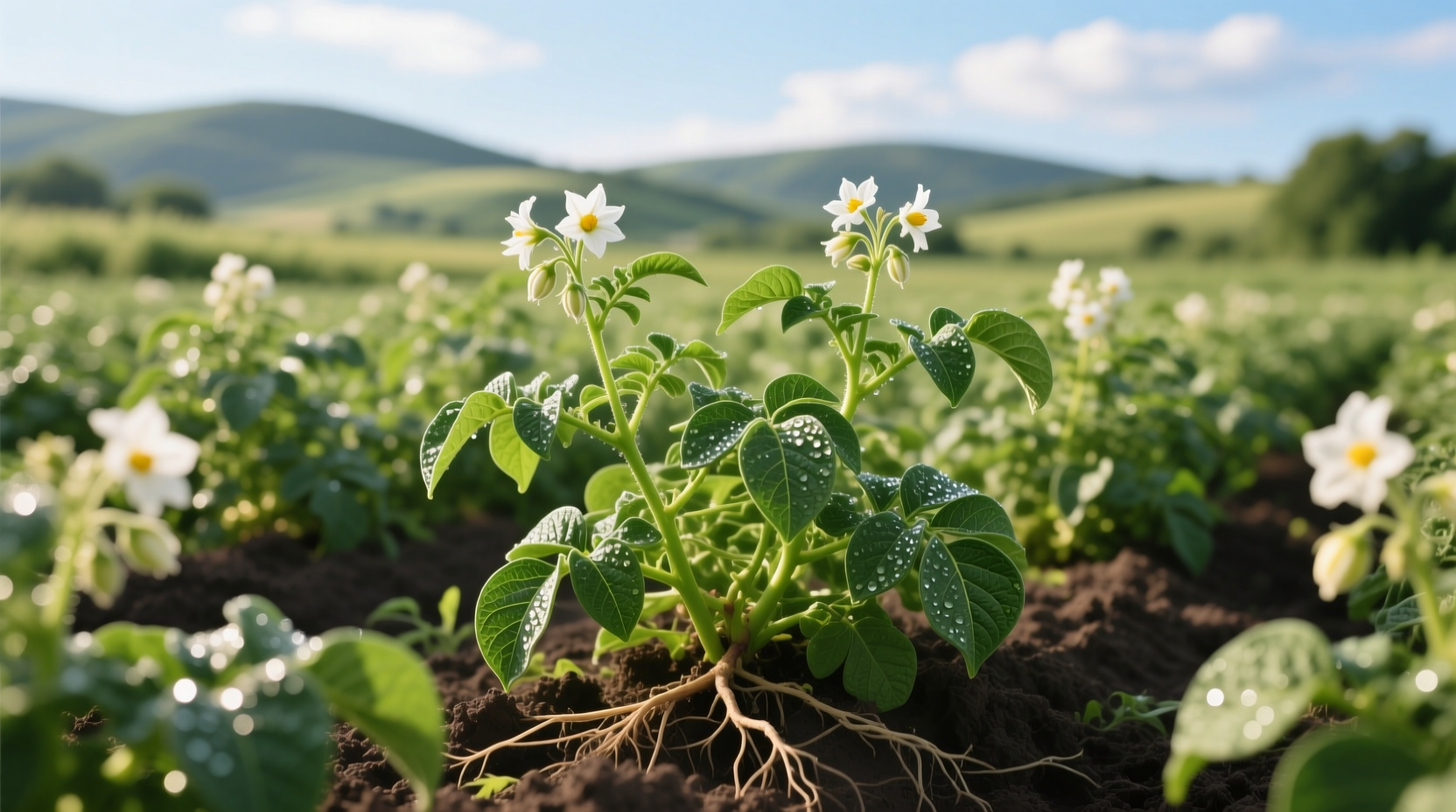 potato vines plant