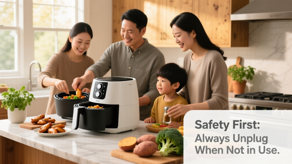 Insignia 8 Qt Dual Basket Air Fryer: Safety & Performance