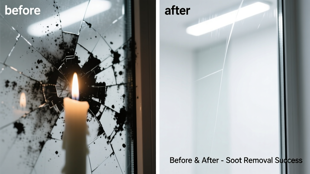 How to Remove Candle Soot from Glass Windows & Mirrors
