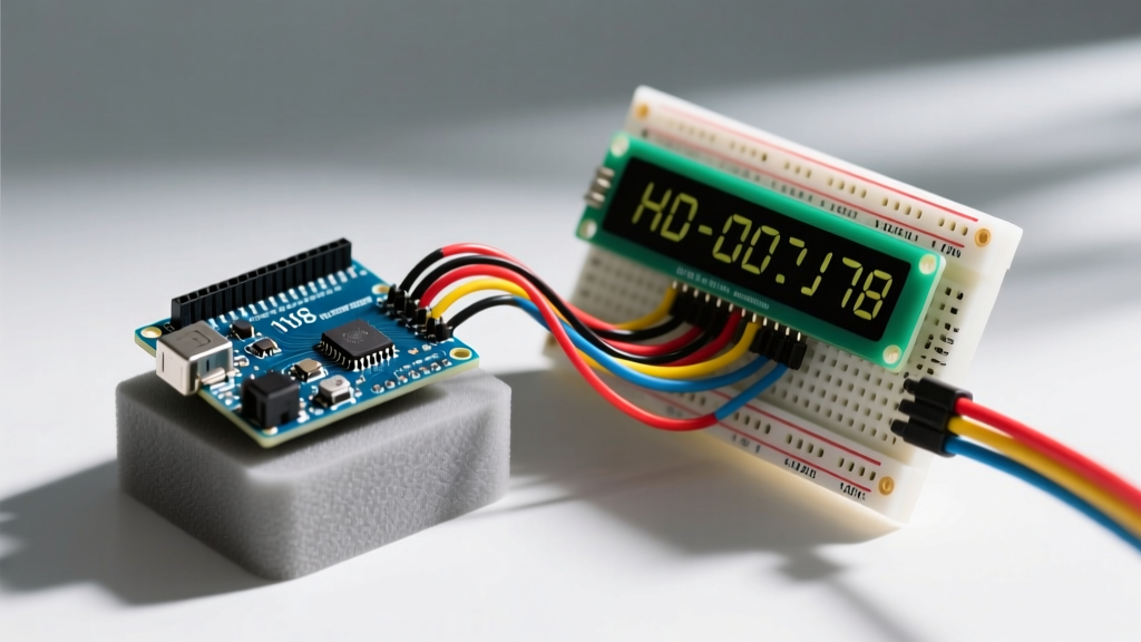 How to Connect LCD to Arduino Uno: 16-Pin HD44780 Wiring Diagram & Trace