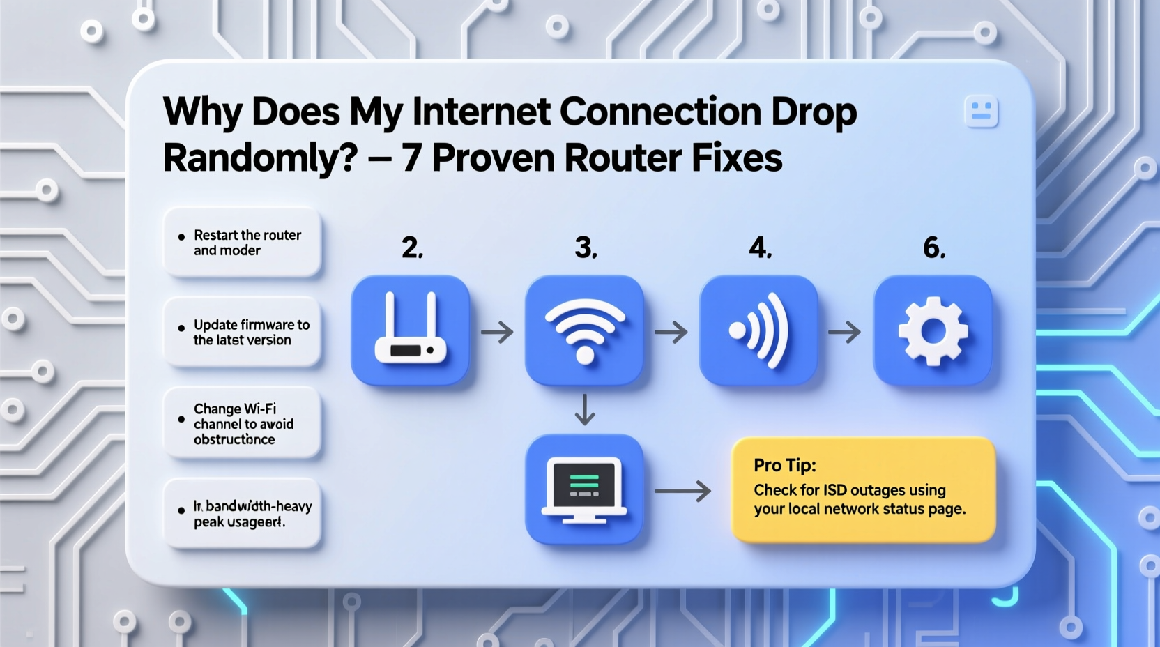 why does my internet connection drop randomly specific router fixes