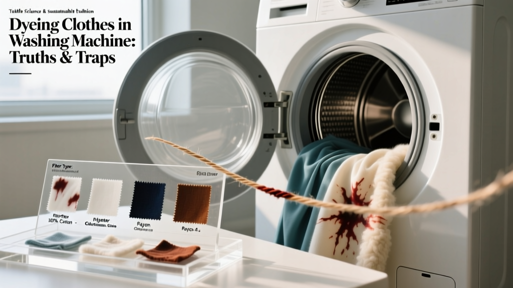Dyeing Clothes in Washing Machine: Truths & Traps
