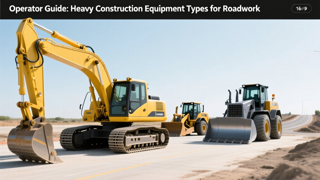 Operator Guide: Heavy Construction Equipment Types for Roadwork