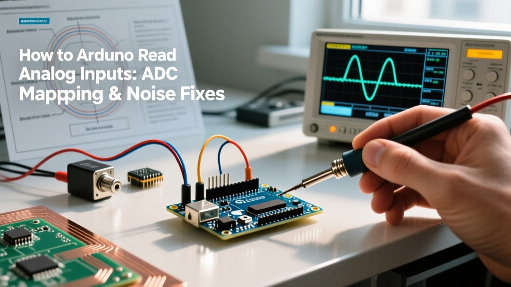 How to Arduino Read Analog Inputs: ADC Mapping & Noise Fixes