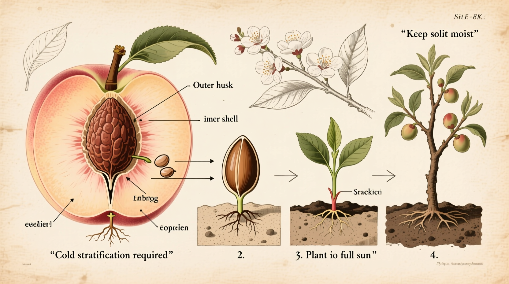 How to Grow Peach Trees from Seeds: Complete Guide