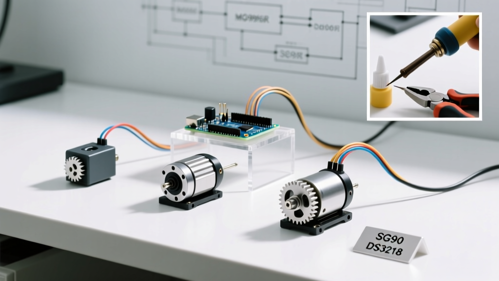 Writing Code for Servo Arduino Setups: SG90 vs MG996R vs DS3218