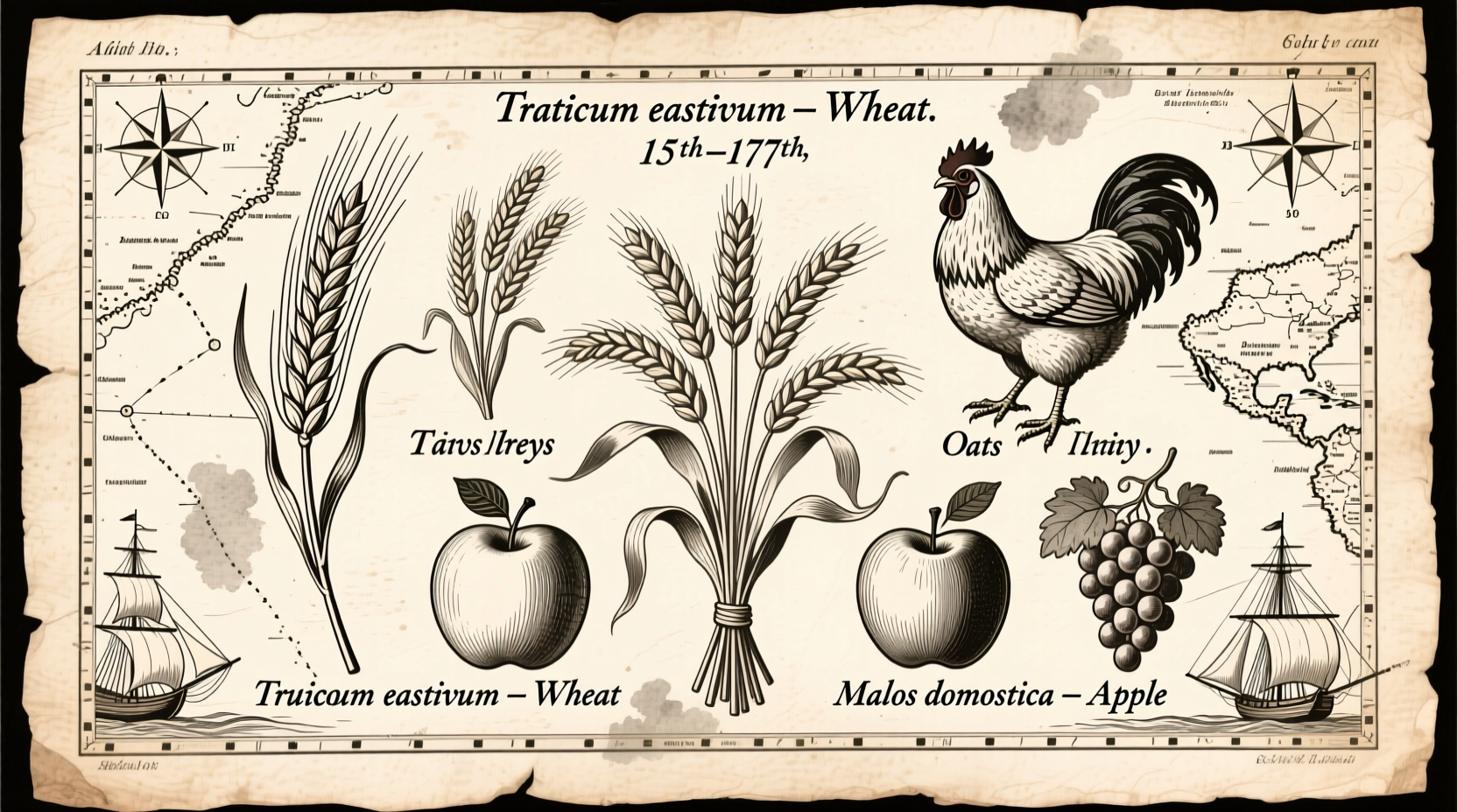 European Settlers' Food Introductions to the Americas