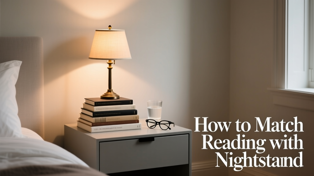 How To Match Reading With Nightstand: Ergonomics, Lighting, and Design That Support Restful Focus