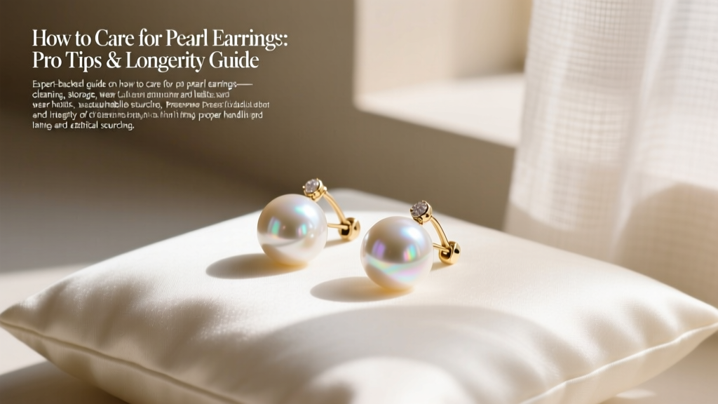 How to Care for Pearl Earrings: Pro Tips & Longevity Guide