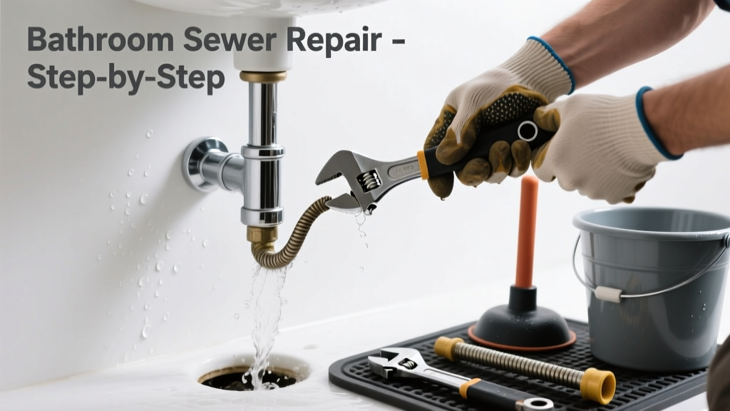 Fixing a Sewer Line Clog in the Bathroom