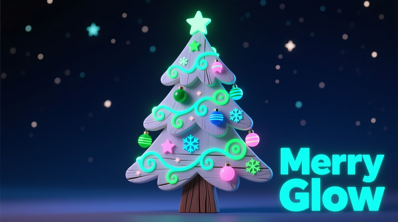 how to use glow in the dark paint with christmas tree art projects