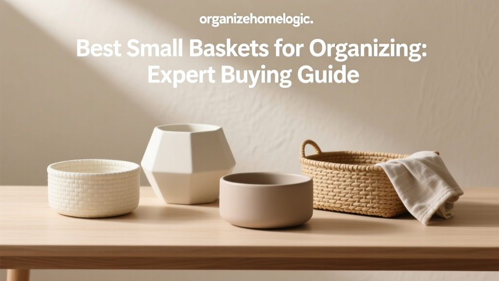 Best Small Baskets for Organizing: Expert Guide