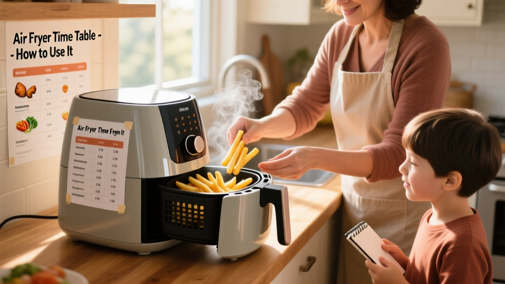 Air Fryer Time Chart: Find & Use It Right