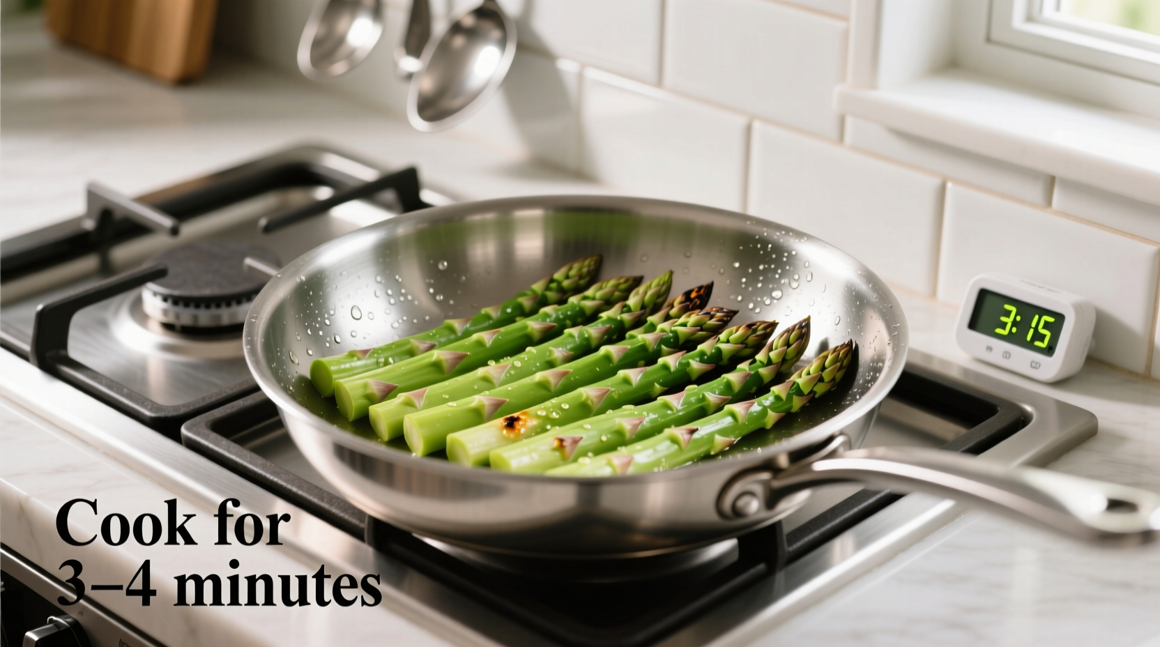 how long to cook asparagus on stove top