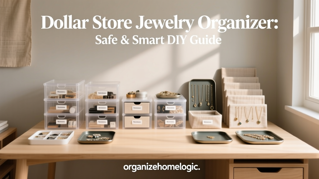 Dollar Store Jewelry Organizer: Safe & Smart DIY Guide