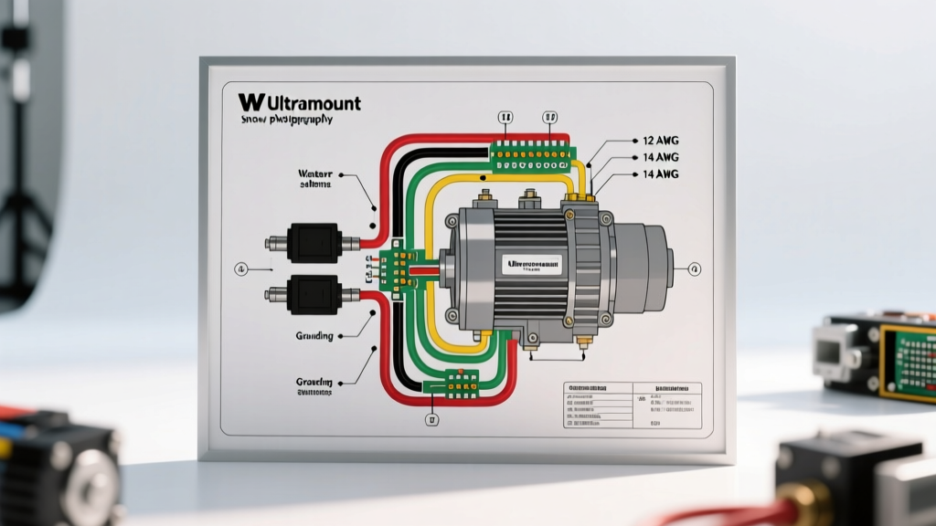 Complete Wiring Diagram for a Western Snow Plow Motor Setup