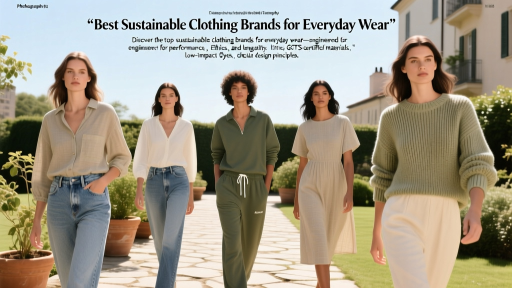 Best Sustainable Clothing Brands for Everyday Wear