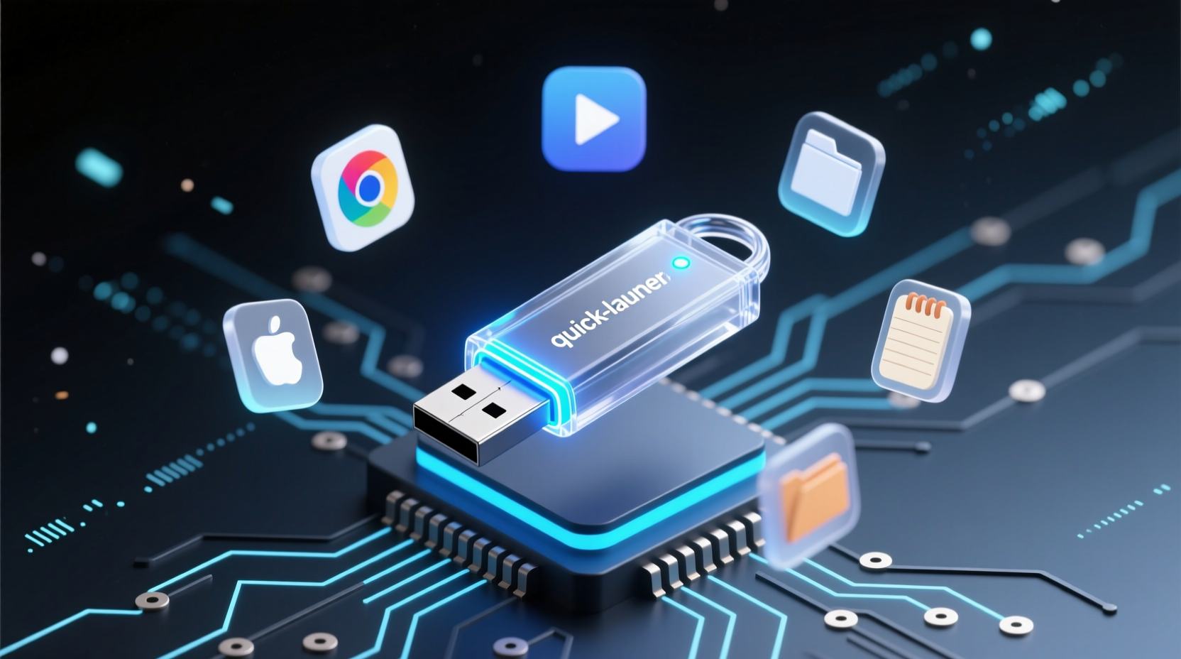 usb autorunner quick launches thumb drive apps