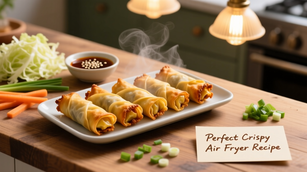 How to Air Fry Chung’s Egg Rolls Perfectly (Crispy & Safe)