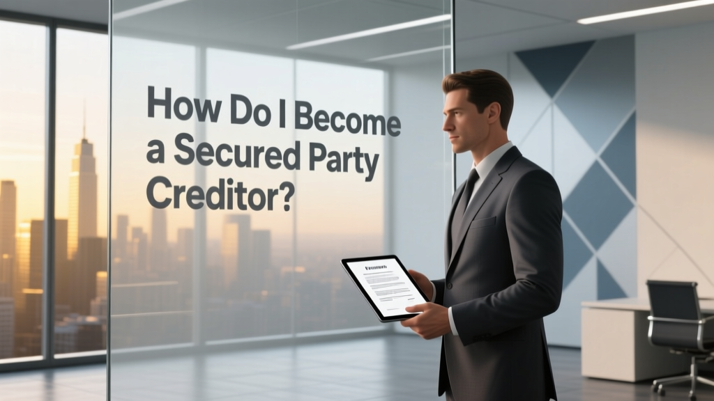 Become a Secured Party Creditor: Legit UCC-1 Steps