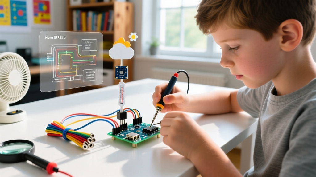 Advanced Arduino Projects for Kids: Nano ESP32 Weather Station