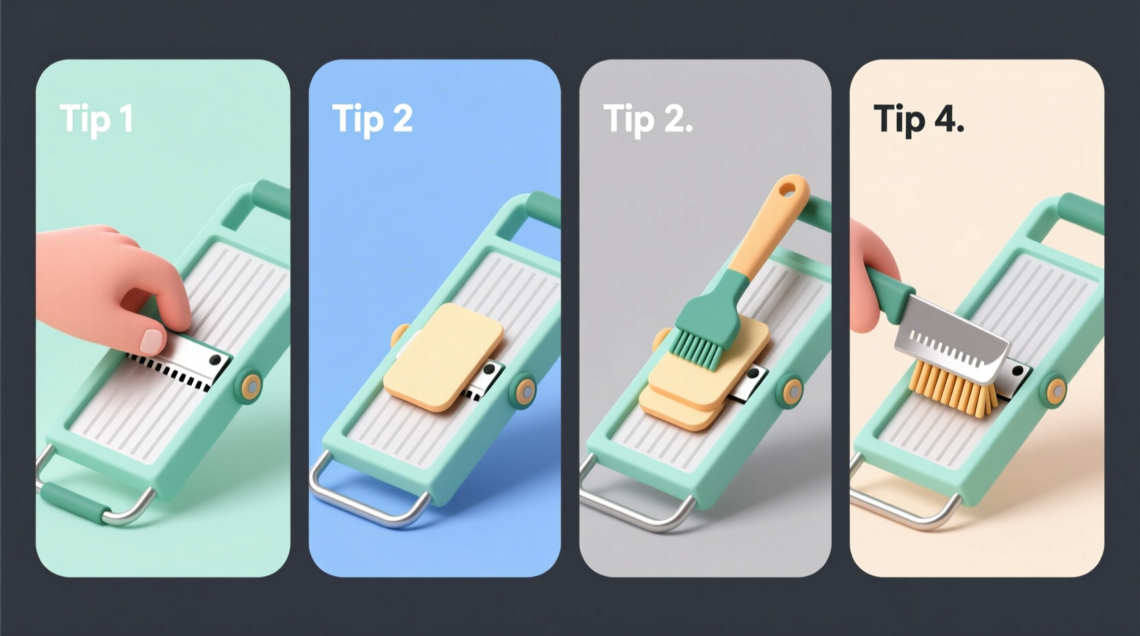 four tips for mastering the mandoline slicer