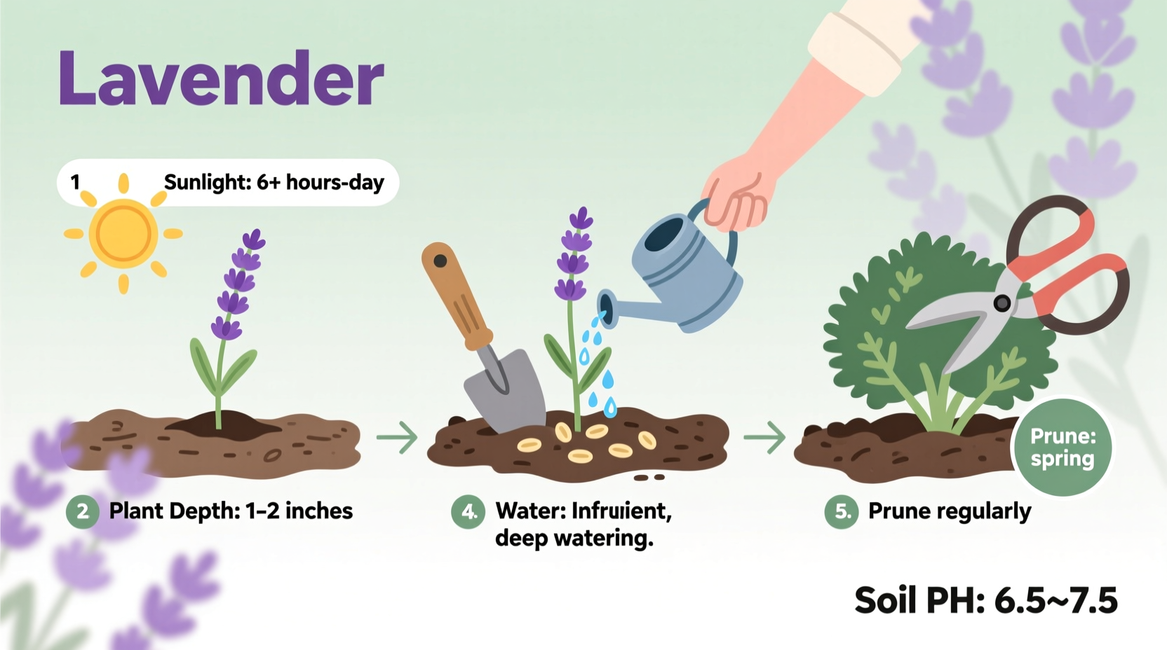 Plant Lavender in 5 Steps | TheHomeSprouts