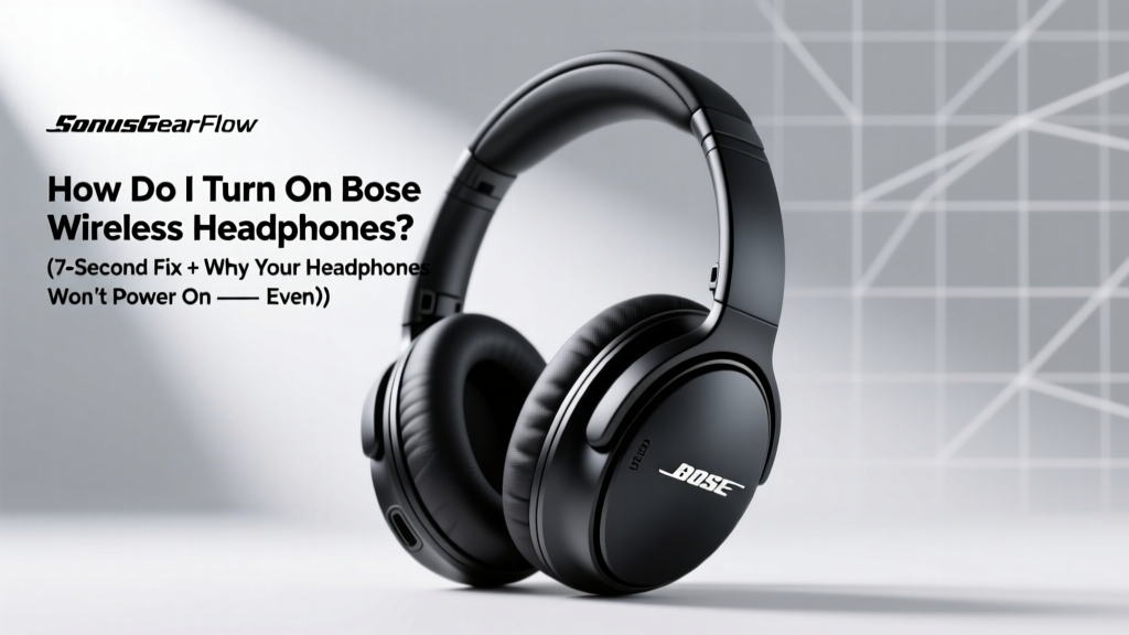 How Do I Turn On Bose Wireless Headphones (2026)