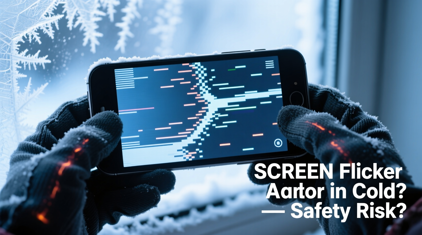 why does my screen flicker in cold weather is it dangerous