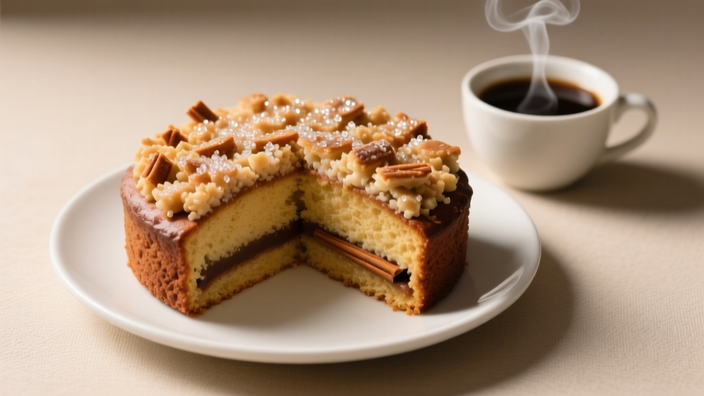 Coffee and Cinnamon Cake Recipe: Double Streusel, No Dryness