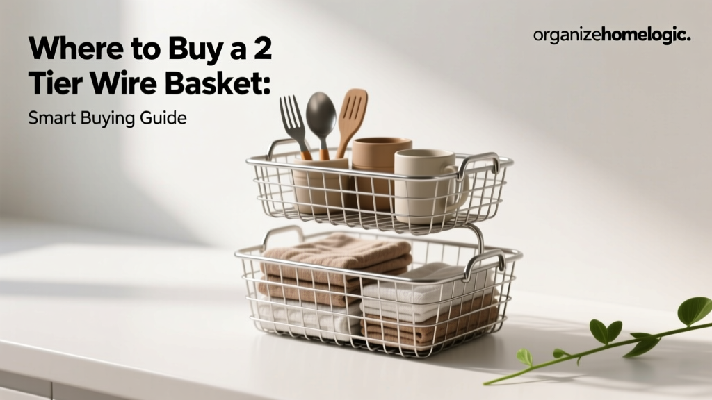 Where to Buy a 2 Tier Wire Basket: Smart Buying Guide