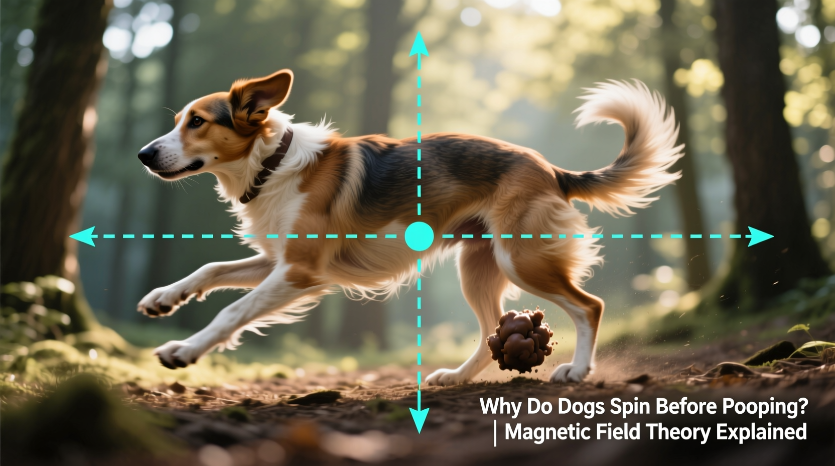 why do dogs spin before pooping magnetic field theory explained
