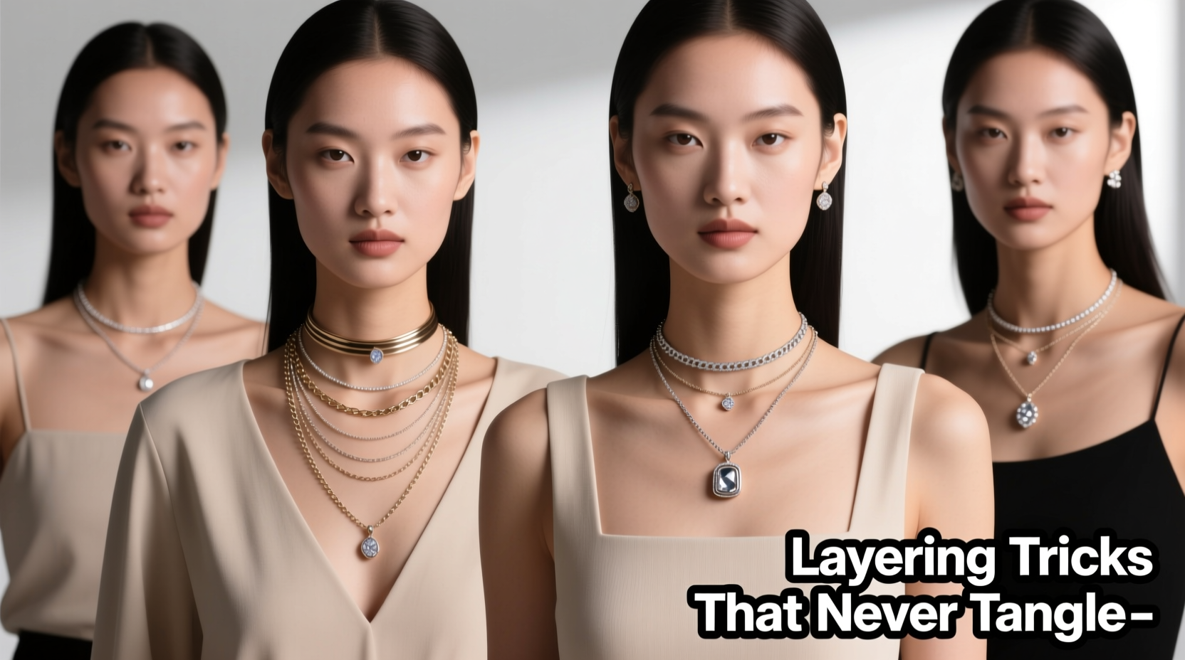 how to layer necklaces without tangling foolproof styling tricks for every neckline