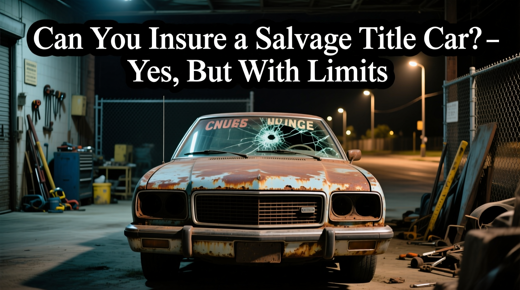 can you insure a salvage title car