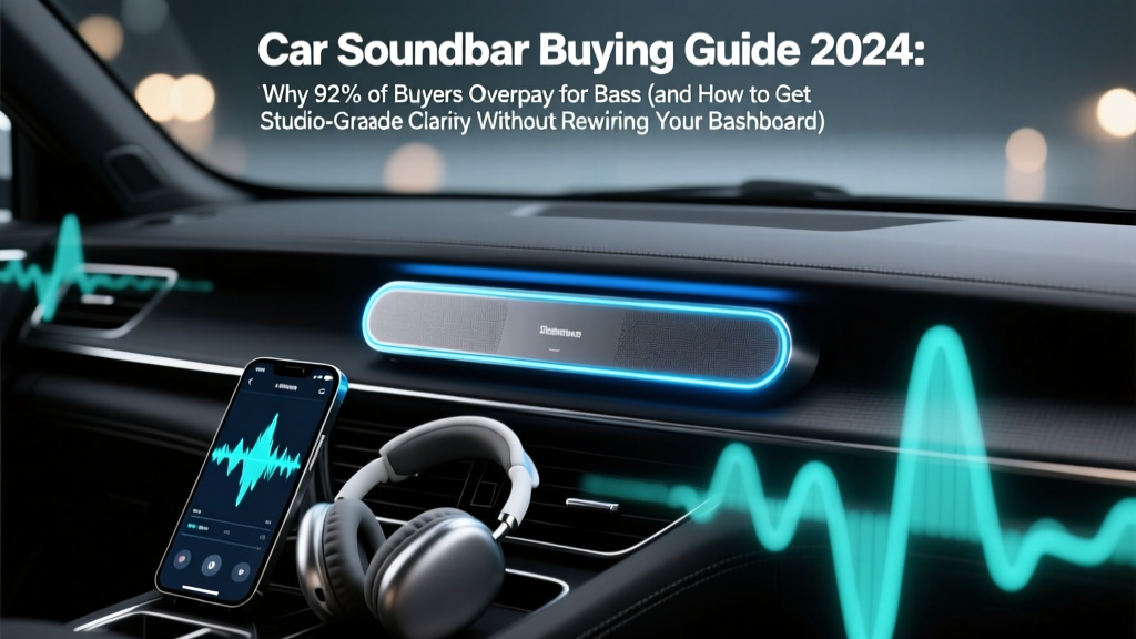 Car Soundbar Buying Guide 2024: Why 92% of Buyers Overpay for Bass (and How to Get Studio-Grade Clarity Without Rewiring Your Dashboard)