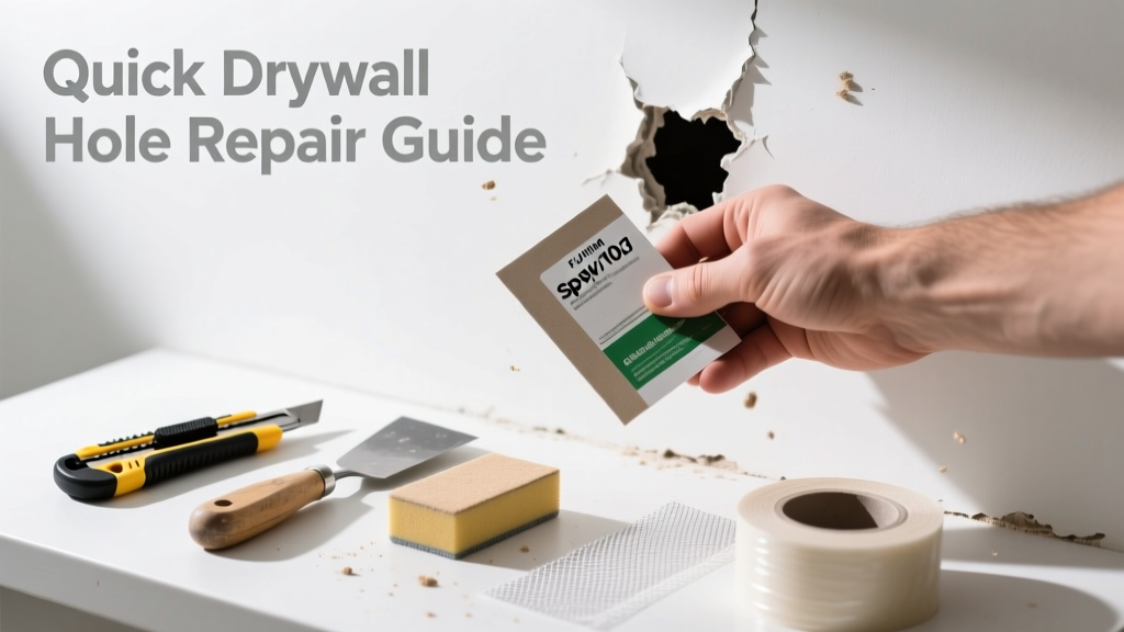 Fixing a Hole in Bathroom Drywall: Quick Repair Guide