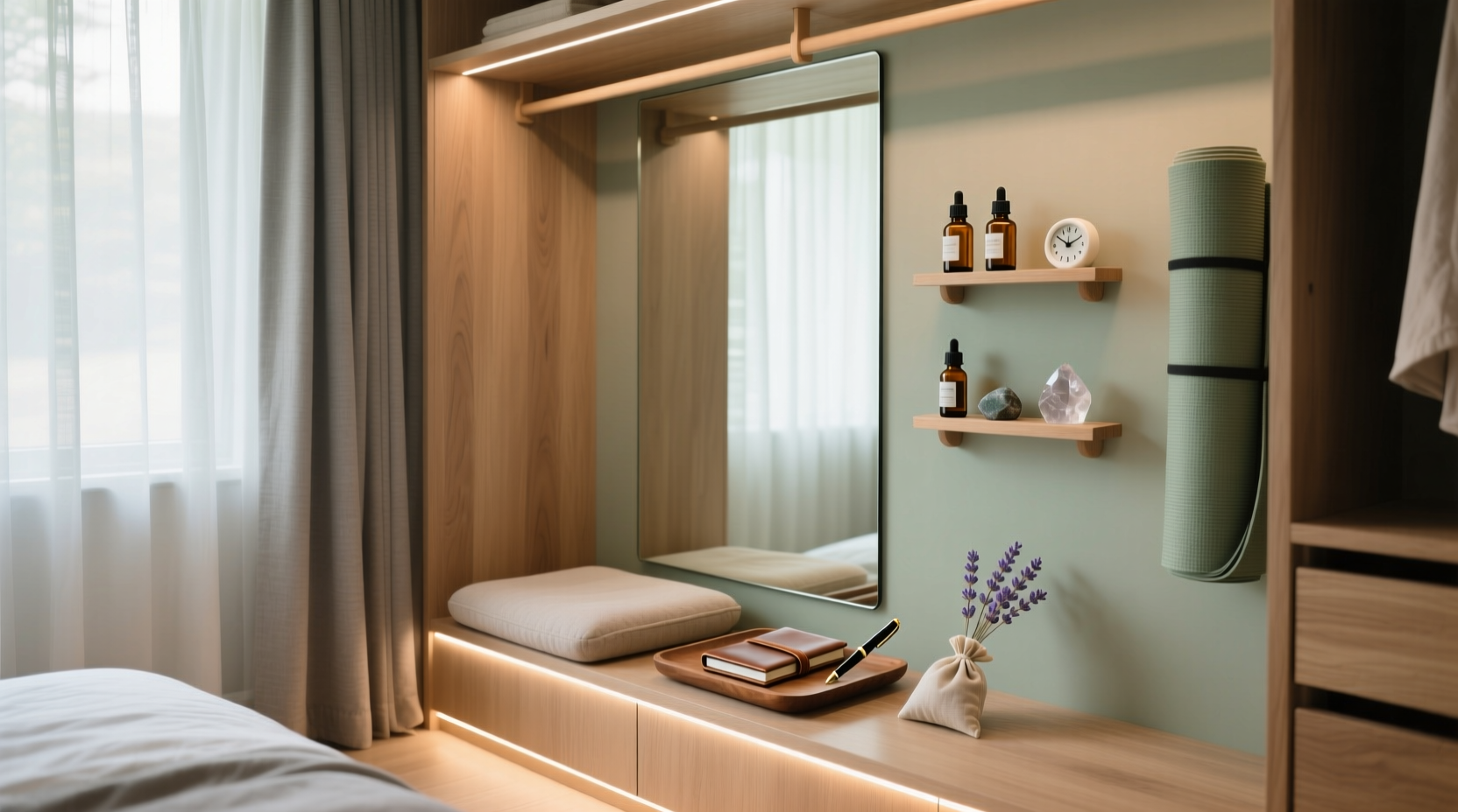 closet organization tips for wellness rituals