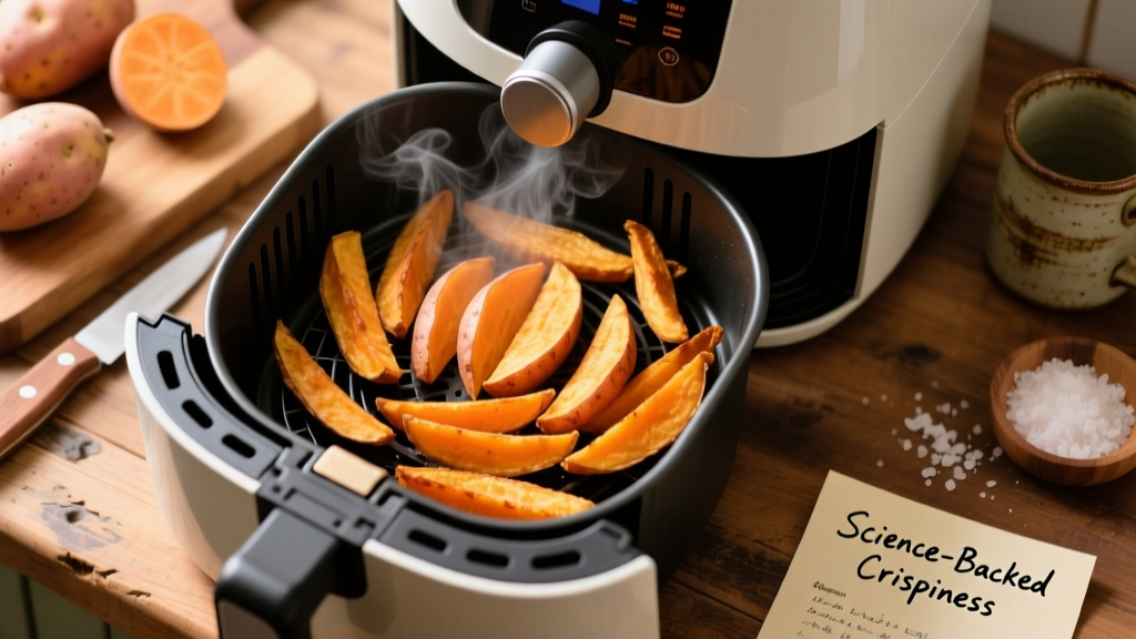 Crispy Air Fryer Sweet Potato Fries (Science-Backed!)