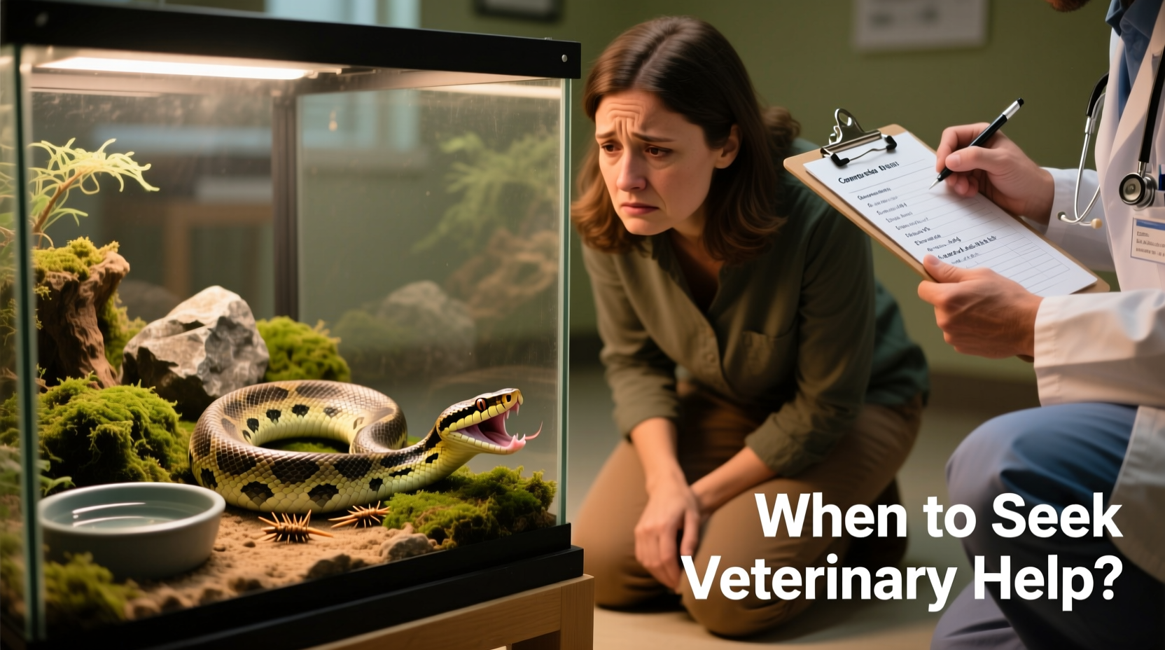 why is my snake refusing to eat and when should i call a vet