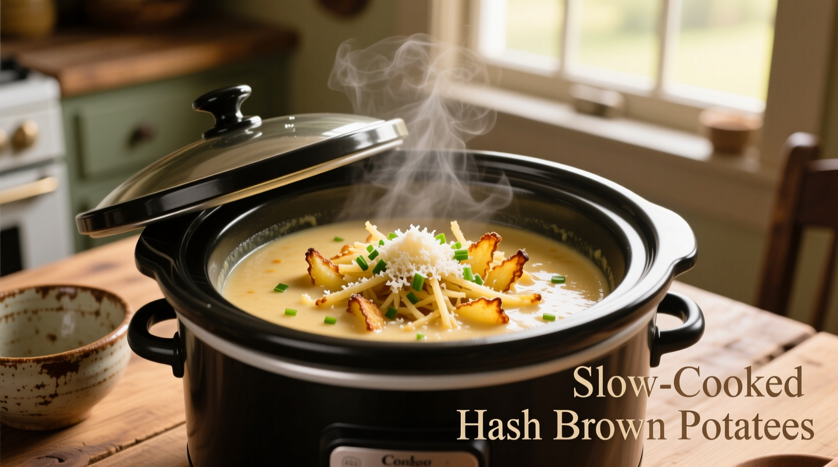 Crockpot Potato Soup Using Hash Browns: Easy 7-Ingredient Recipe