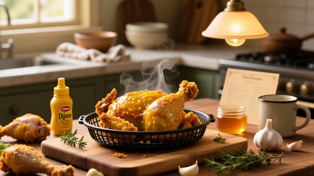 Honey Mustard Chicken in Air Fryer (Crispy & Juicy!)